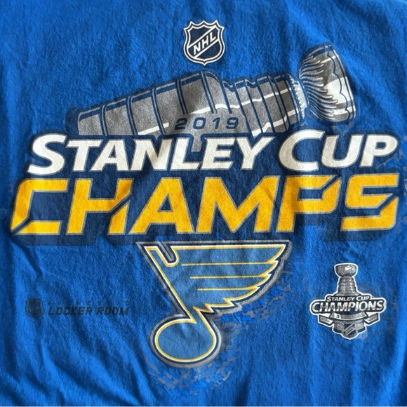 St. Louis Blues 2019 Stanley Cup Champions Tank Top Blue 2XL - Picture 5 of 6
